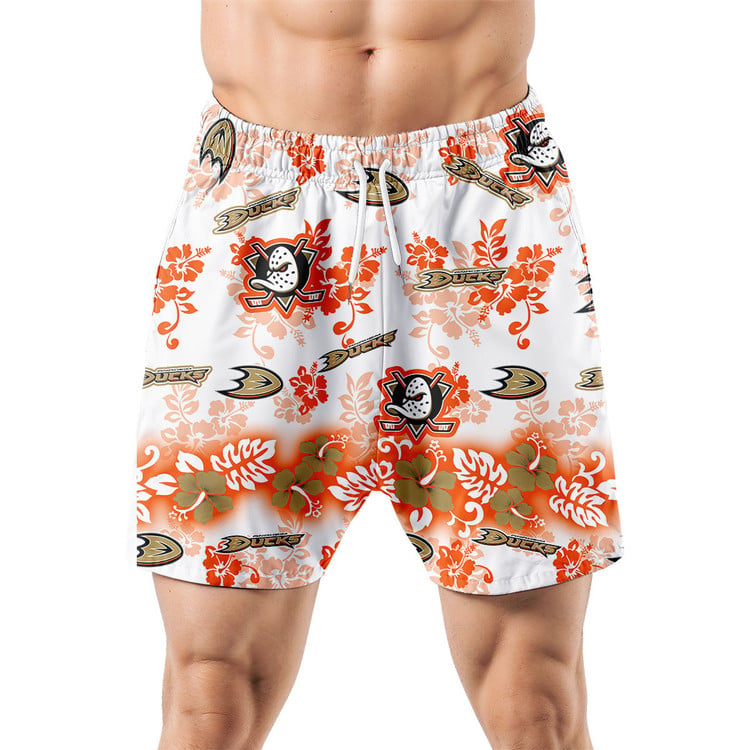 Anaheim Ducks Aloha Paradise Hawaiian Shorts