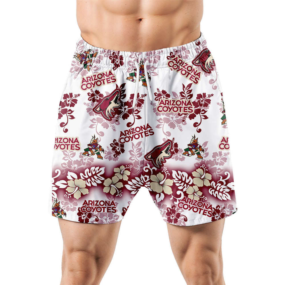 Arizona Coyotes Aloha Paradise Hawaiian Shorts