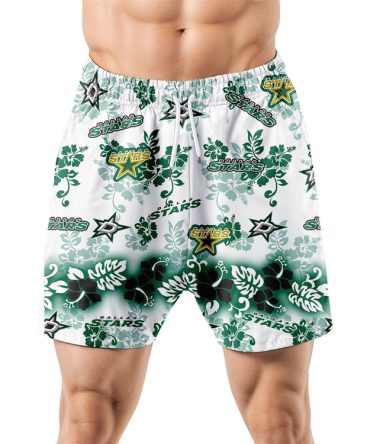 Dallas Stars Aloha Paradise Hawaiian Shorts