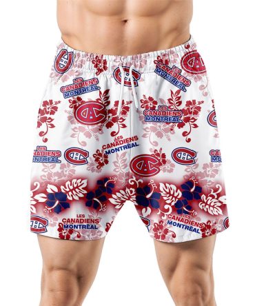 Montreal Canadiens Aloha Paradise Hawaiian Shorts