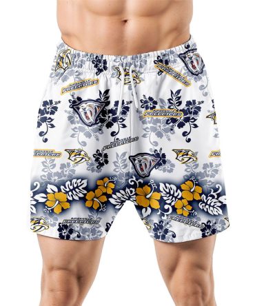 Nashville Predators Aloha Paradise Hawaiian Shorts