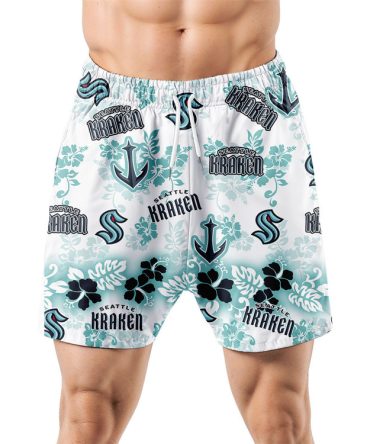 Seattle Kraken Aloha Paradise Hawaiian Shorts