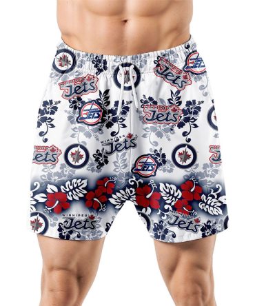 Winnipeg Jets Aloha Paradise Hawaiian Shorts