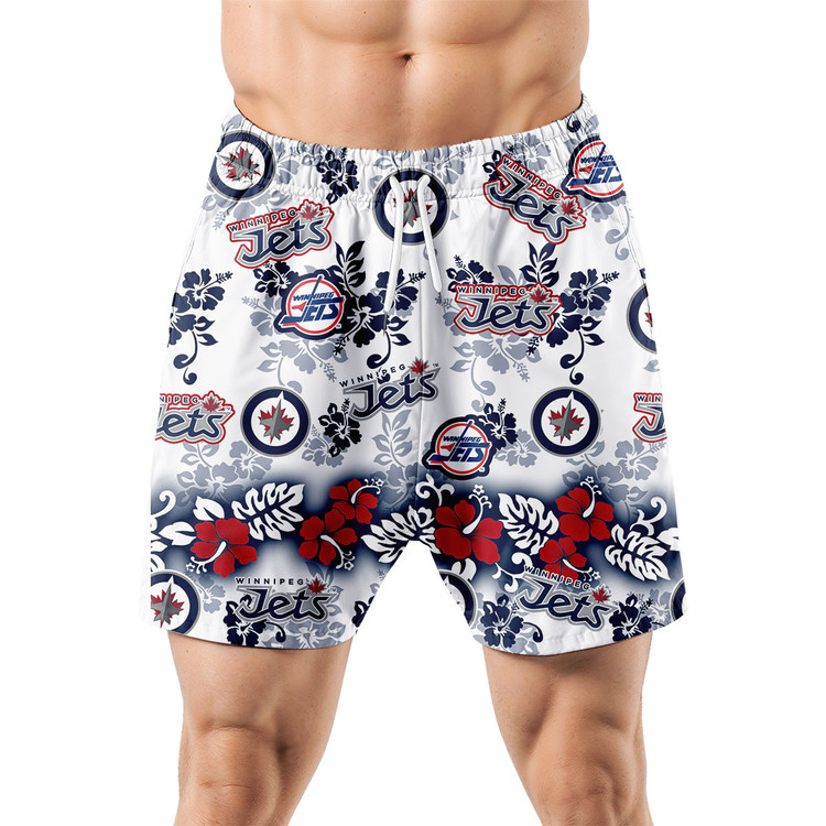 Winnipeg Jets Aloha Paradise Hawaiian Shorts