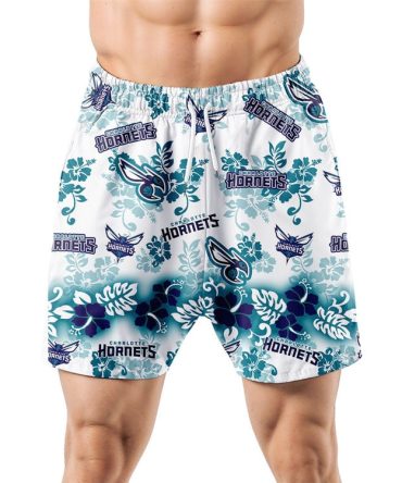 Charlotte Hornets Aloha Paradise Hawaiian Shorts