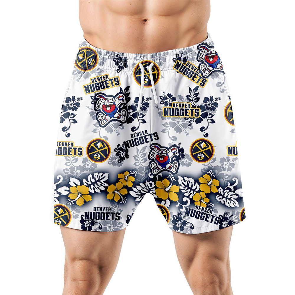 Denver Nuggets Aloha Paradise Hawaiian Shorts