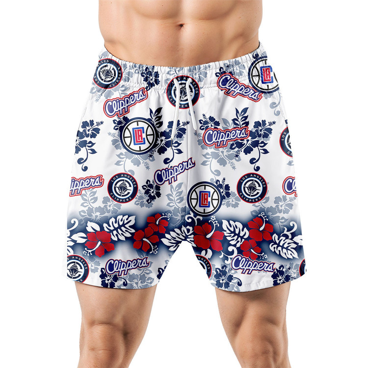 Los Angeles Clippers Aloha Paradise Hawaiian Shorts