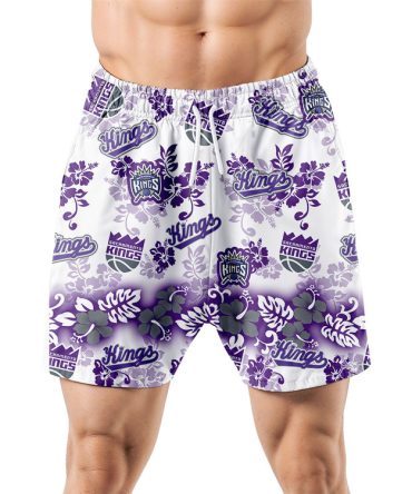 Sacramento Kings Aloha Paradise Hawaiian Shorts
