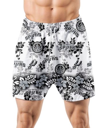 San Antonio Spurs Aloha Paradise Hawaiian Shorts