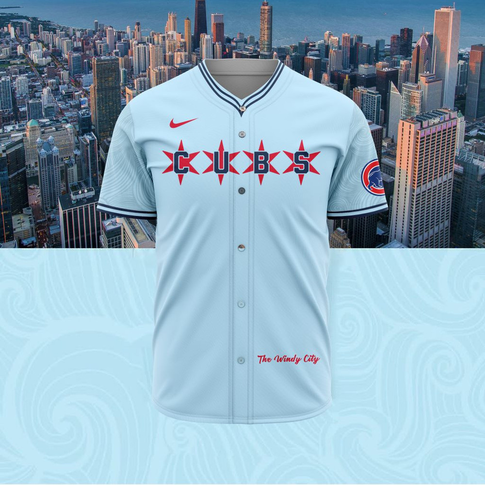 Chicago Cubs Mlb City Connect Special Jersey Design 2025
