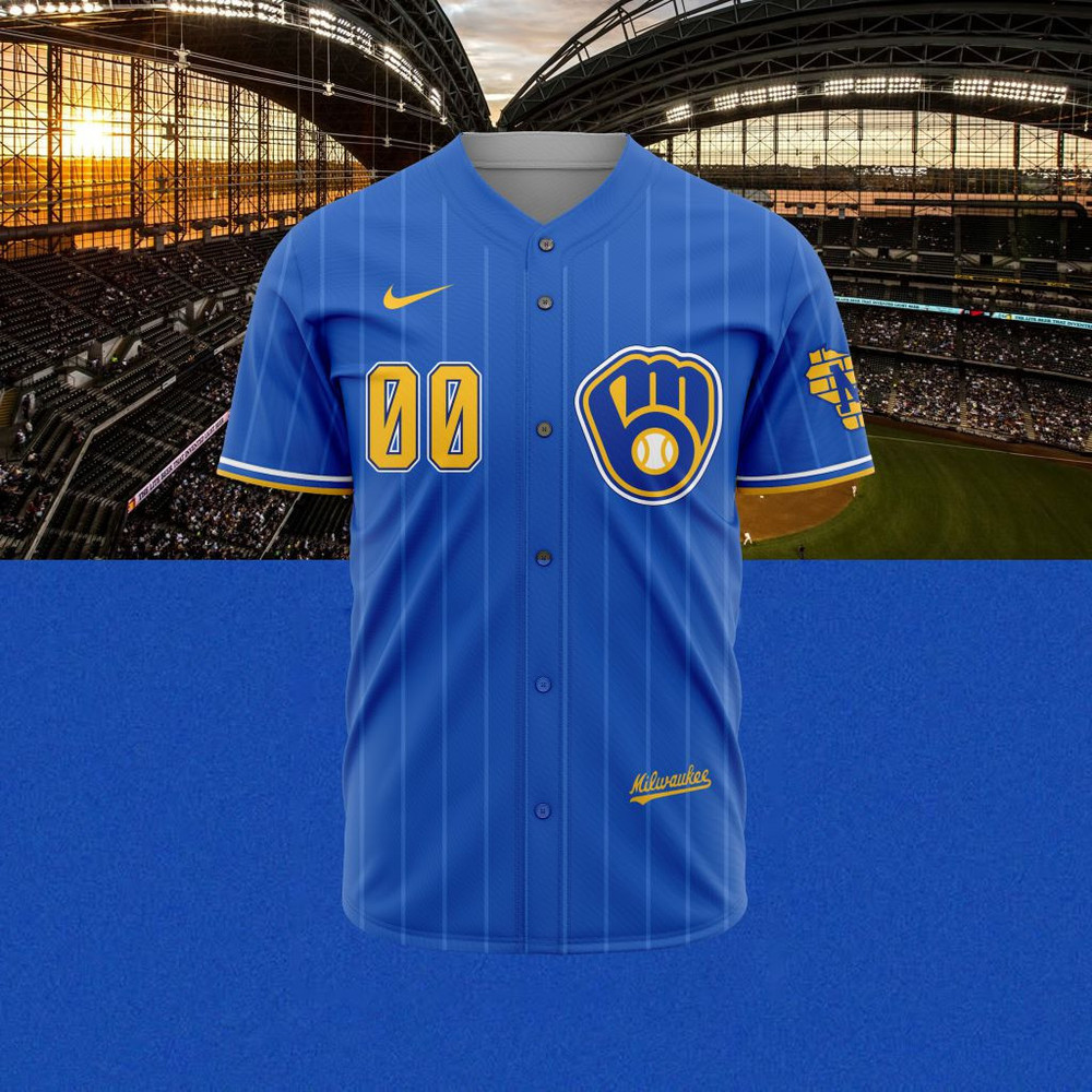Milwaukee Brewers Mlb City Connect Special Jersey Design 2025