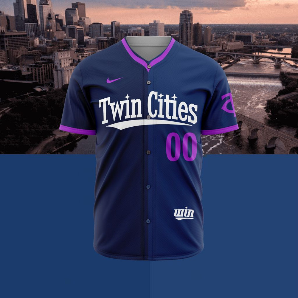 Minnesota Twins Mlb City Connect Special Jersey Design 2025