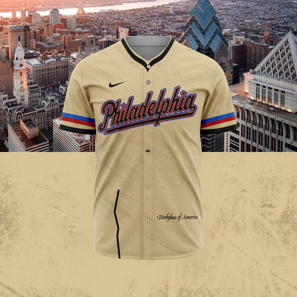 Philadelphia Phillies Mlb City Connect Special Jersey Design 2025