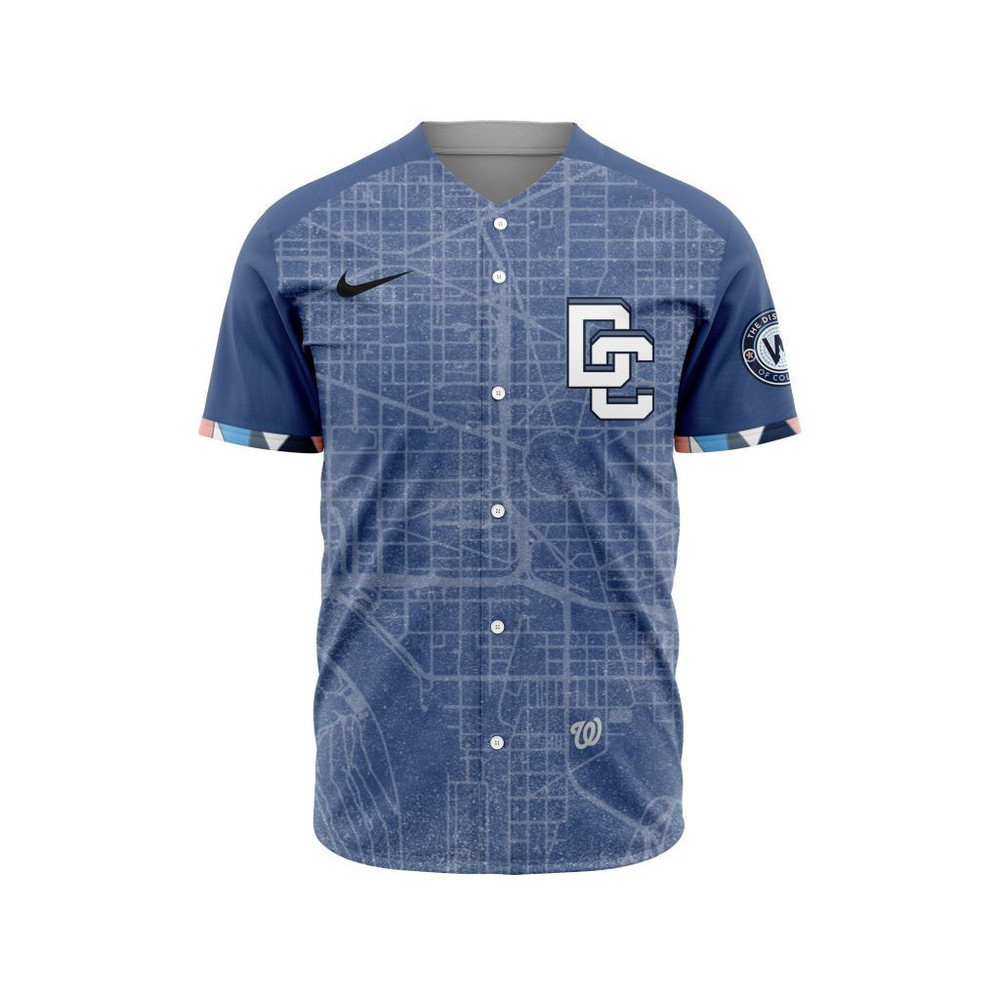 Washington Nationals Mlb City Connect Special Jersey Design 2025