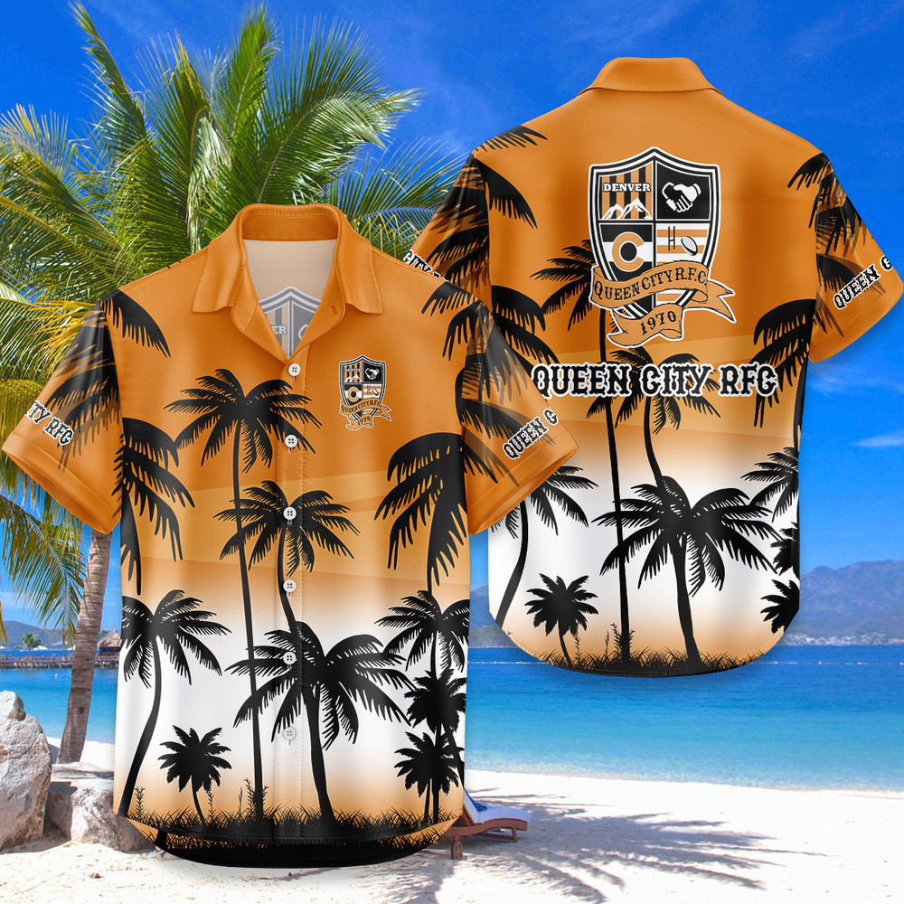 Queen City Rfc Hawaiian Shirt Coconut Tree