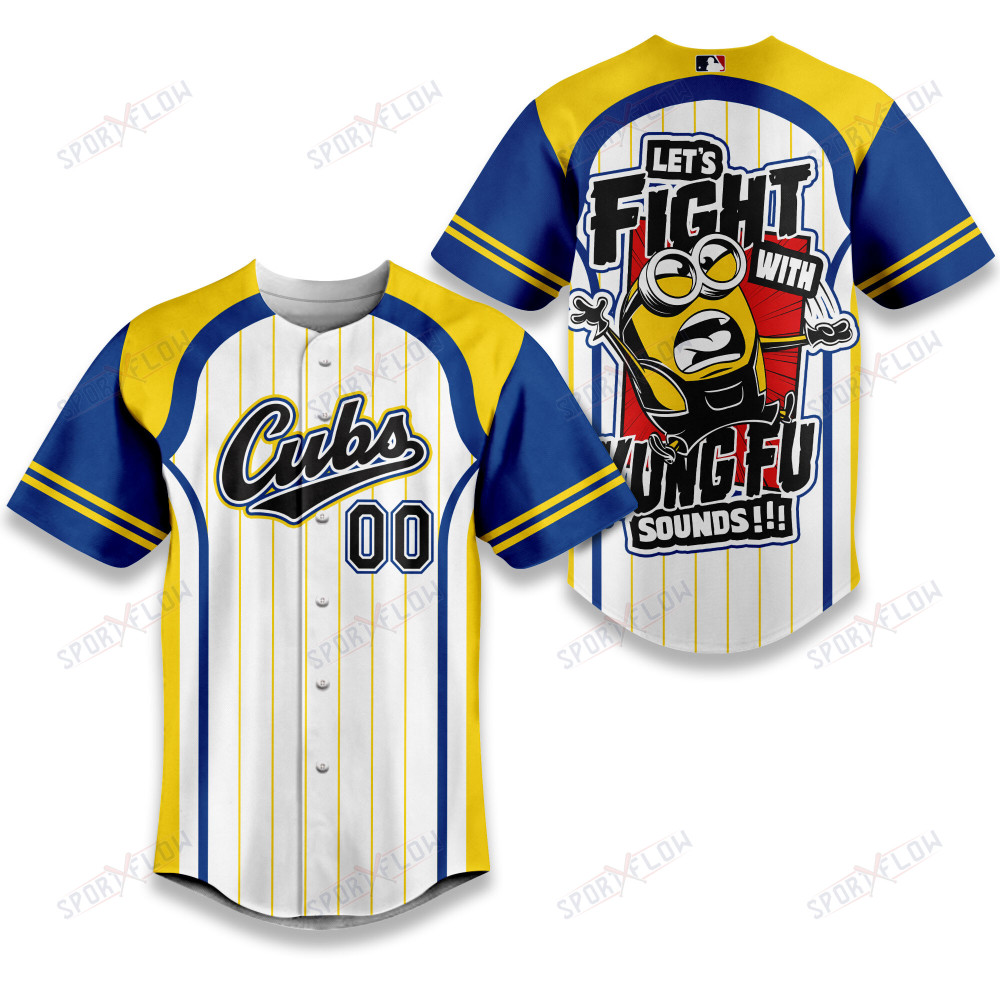 Chicago Cubs Minions Victory With 'Kung Fu' Baseball Jersey