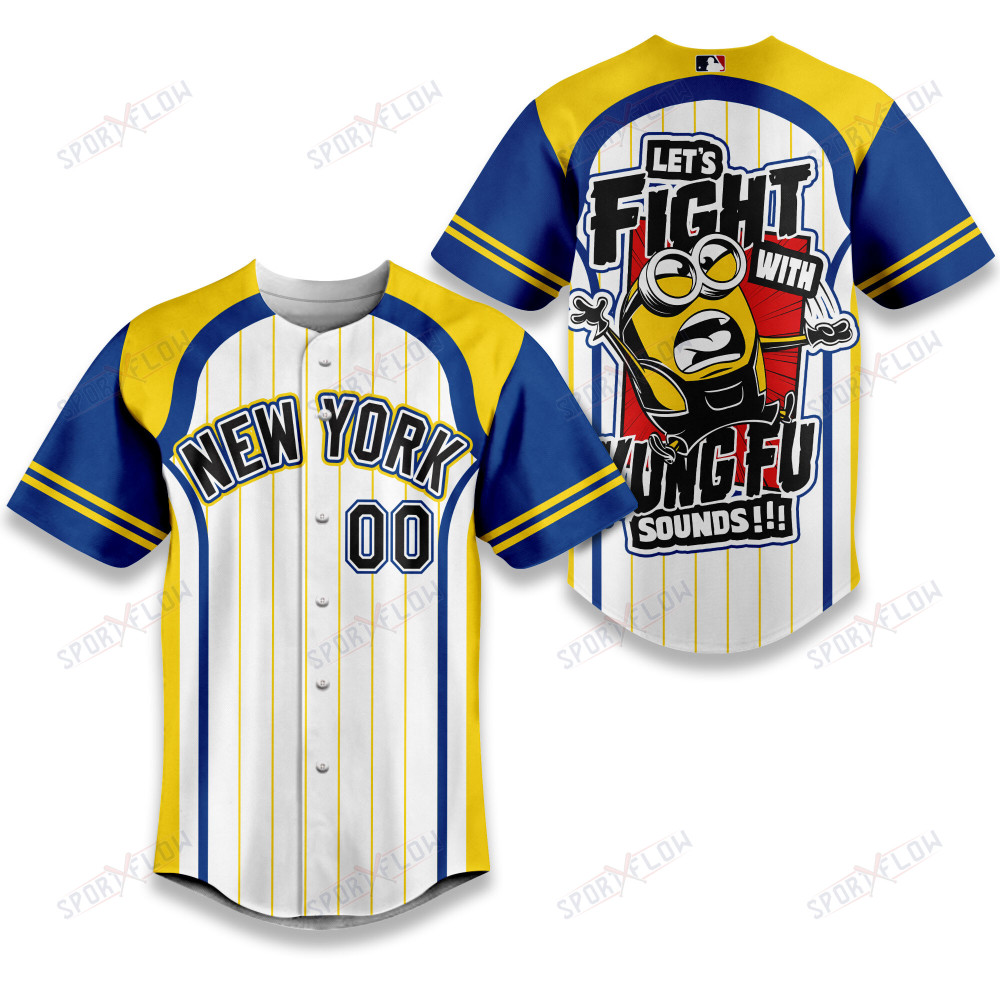 New York Yankees Minions Victory With 'Kung Fu' Baseball Jersey