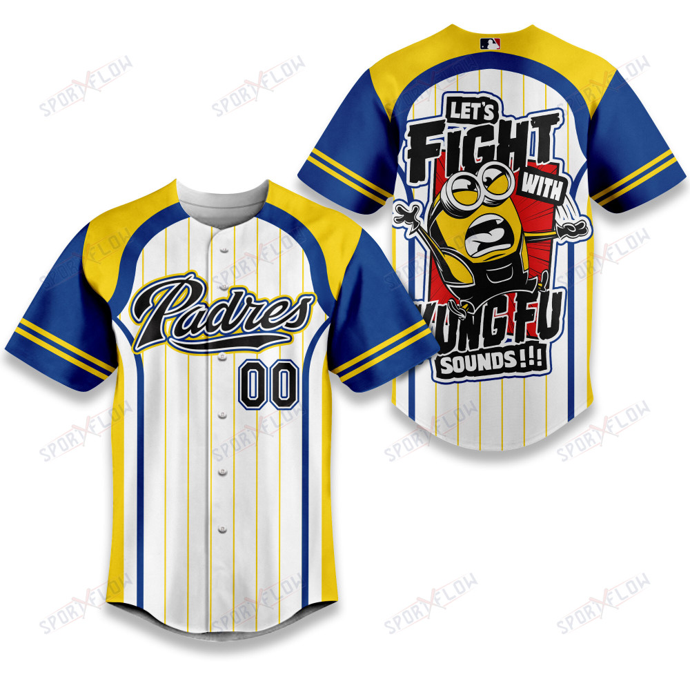 San Diego Padres Minions Victory With 'Kung Fu' Baseball Jersey