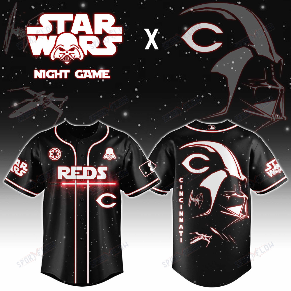 Cincinnati Reds X Star Wars Darth Vader Sith Lord Night Game Baseball Jersey