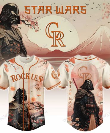 Colorado Rockies X Star Wars Darth Vader Samurai Lord Baseball Jersey