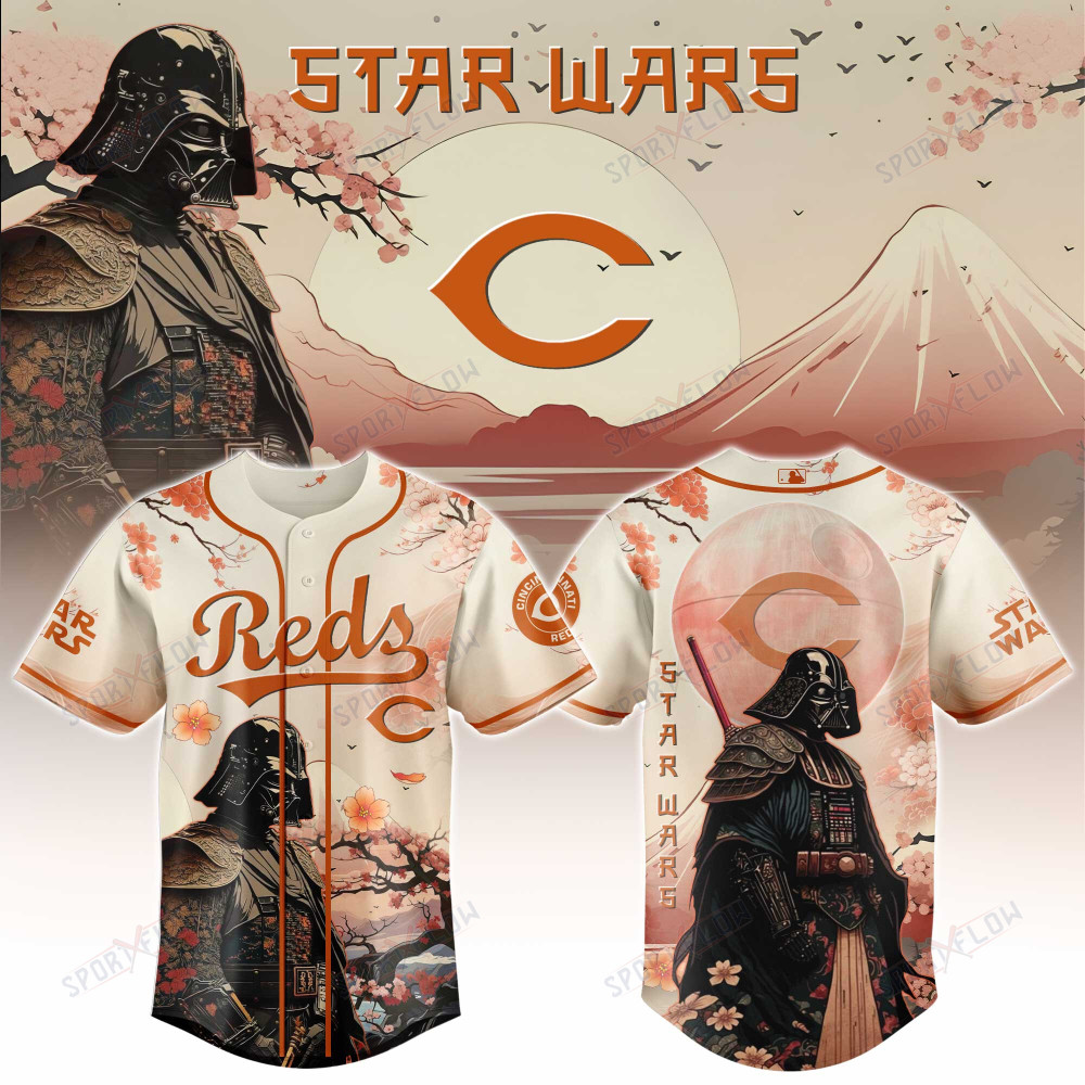 Cincinnati Reds X Star Wars Darth Vader Samurai Lord Baseball Jersey