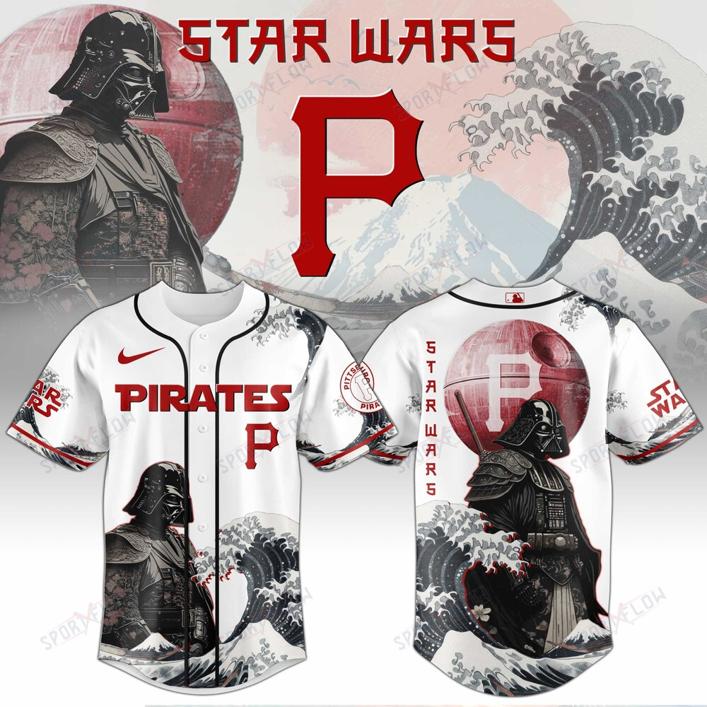 Pittsburgh Pirates X Star Wars Darth Vader Japanese Aesthetic Baseball Jersey