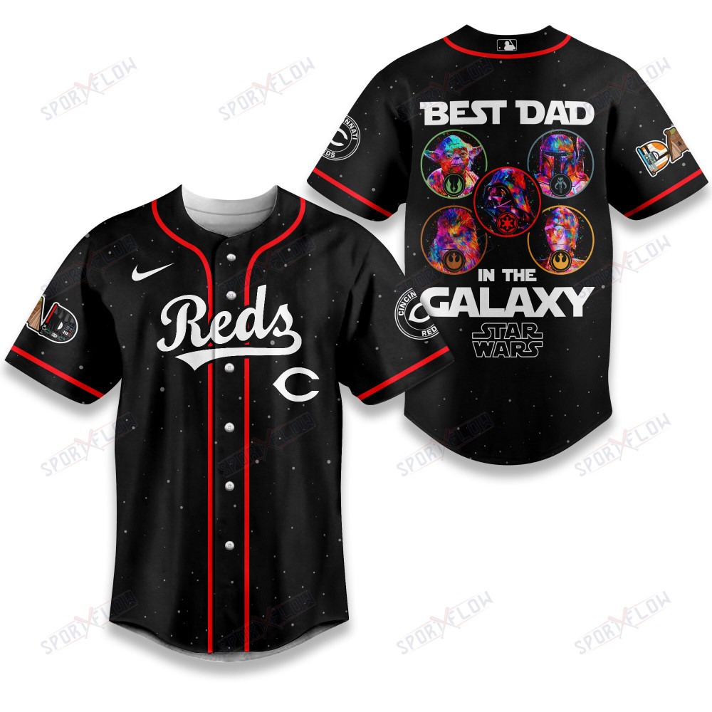 Cincinnati Reds X Star Wars The Chosen Dad Father'S Day Baseball Jersey