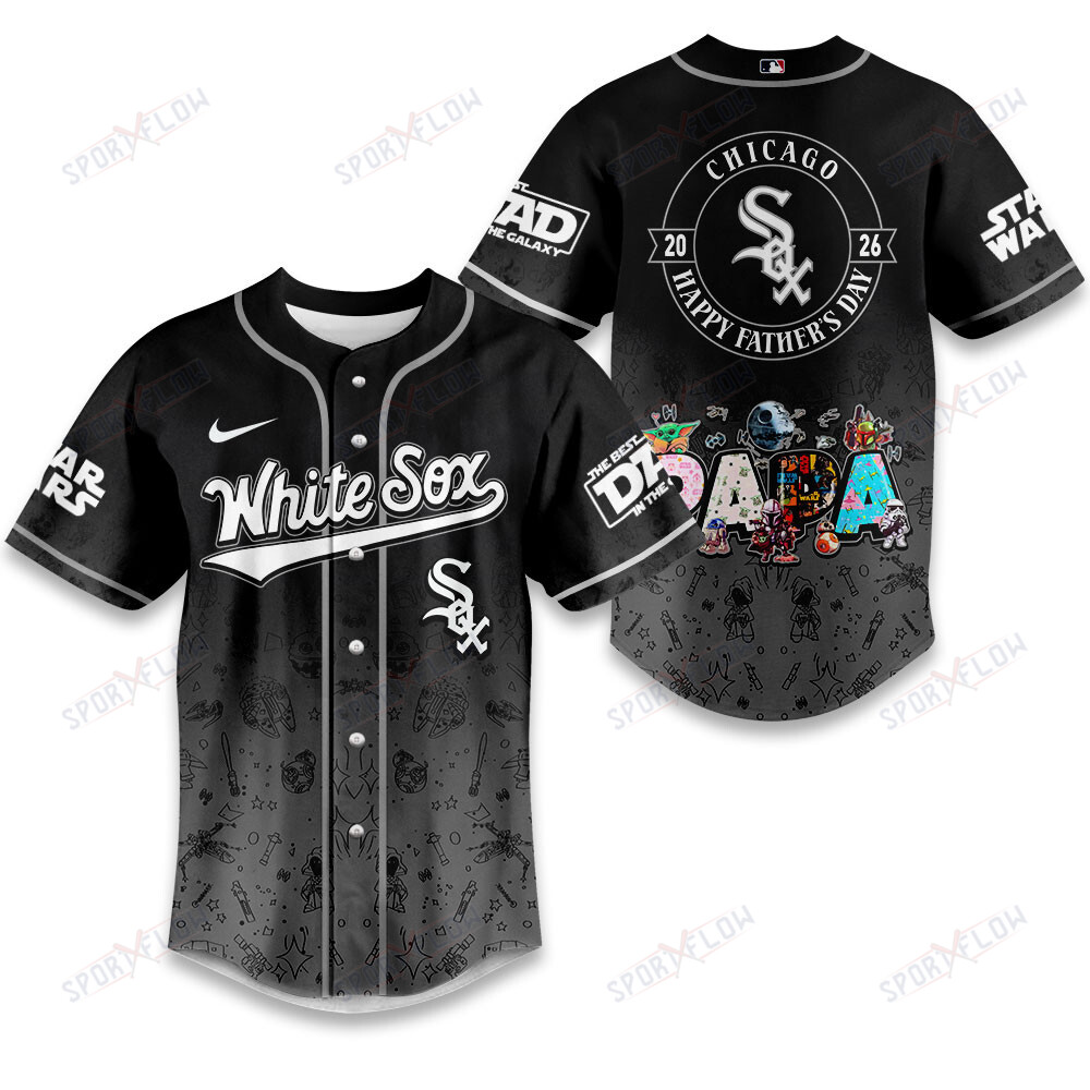 Chicago White Sox X Star Wars Father'S Day Masterwork Baseball Jersey