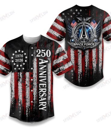 United States Space Force 250Th Anniversary Baseball Jersey