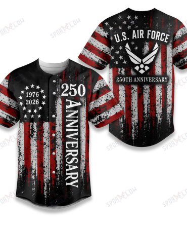 United States Air Force 250Th Anniversary Baseball Jersey