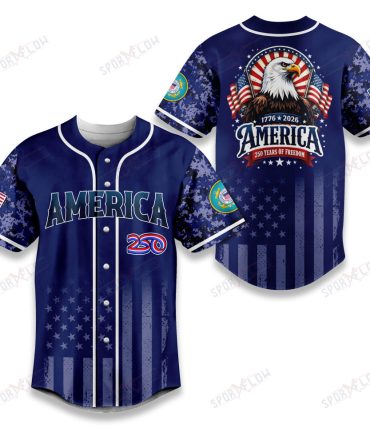 United States Coast Guard Military 250Th Birthday Anniversary Baseball Jersey