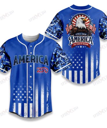 United States Air Force Military 250Th Birthday Anniversary Baseball Jersey