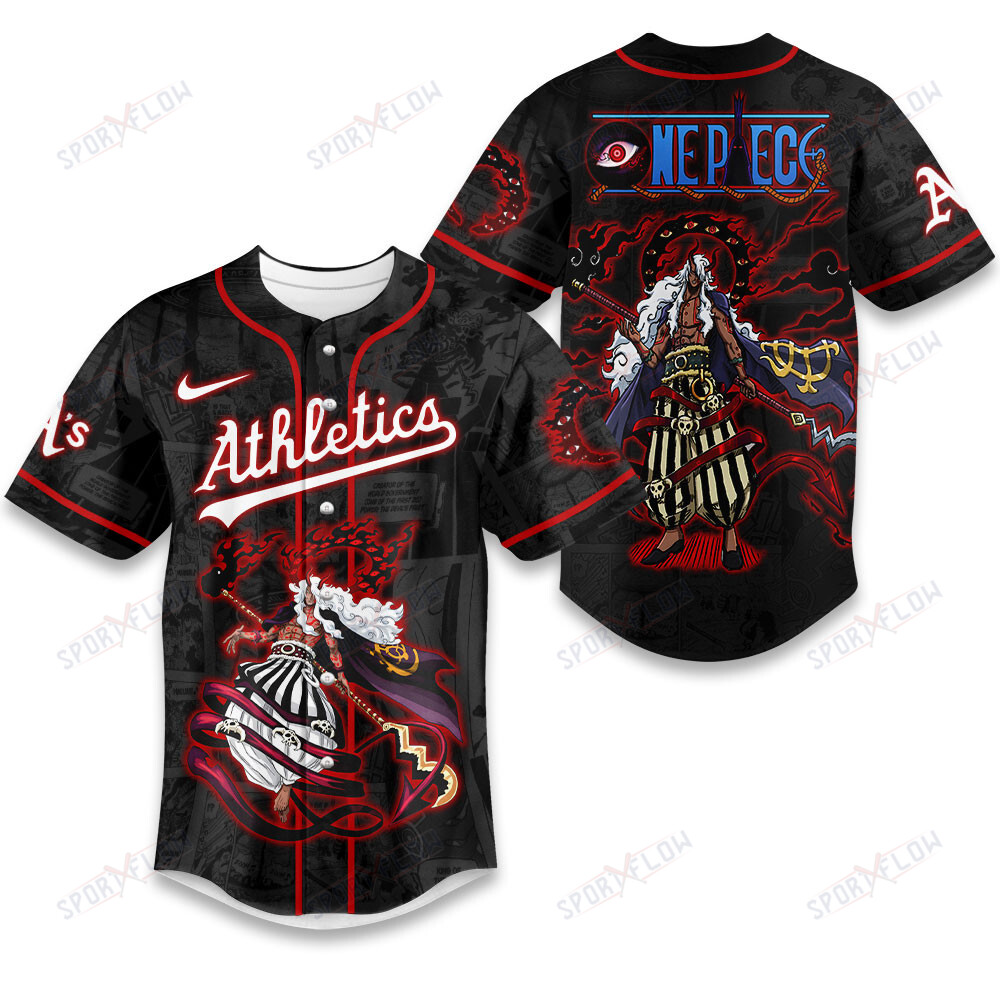 Oakland Athletics X One Piece Imu Mystery & Power Anime Baseball Jersey