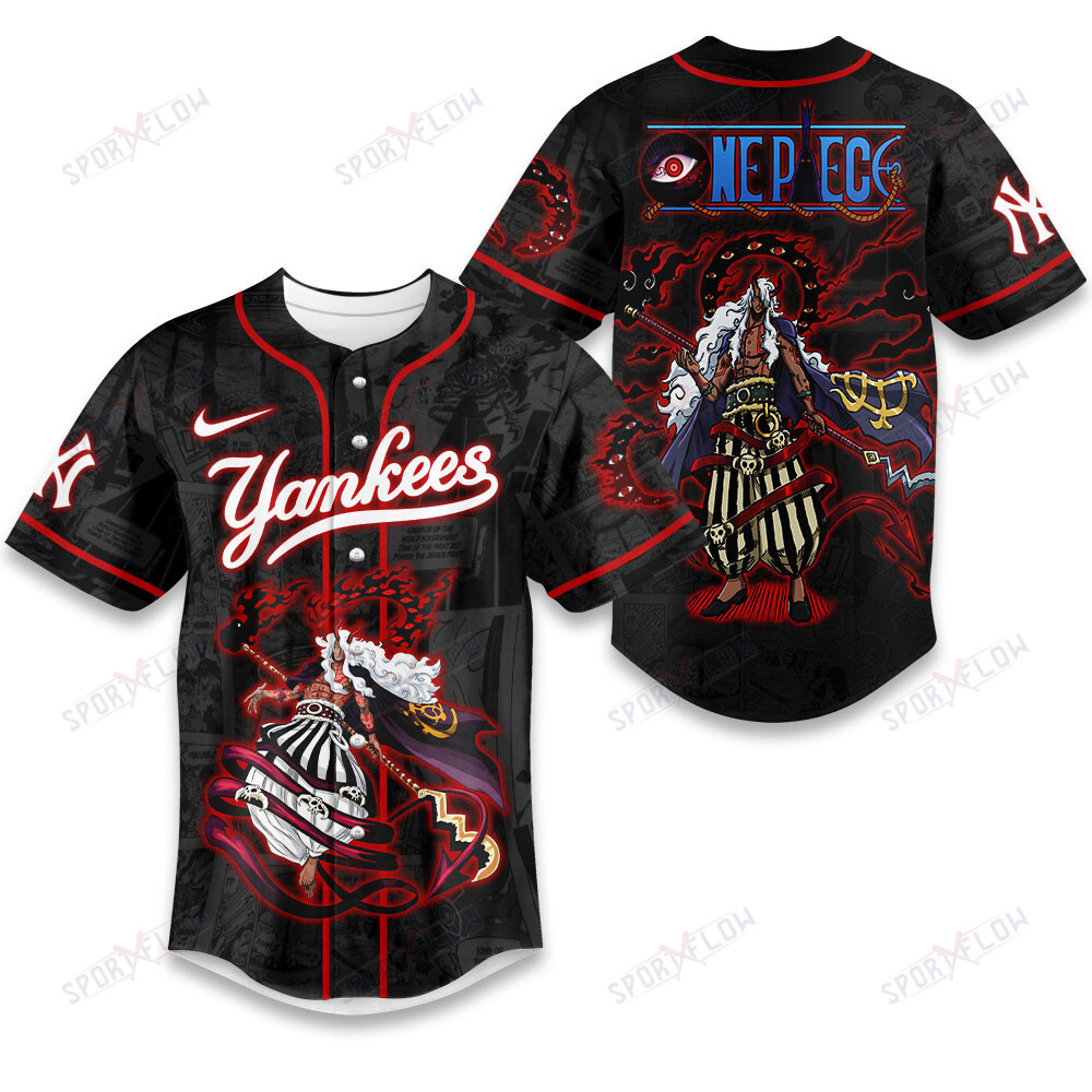 New York Yankees X One Piece Imu Mystery & Power Anime Baseball Jersey