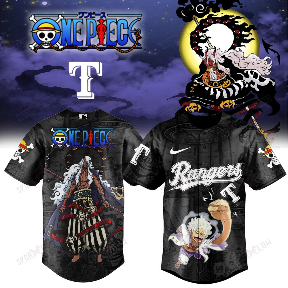 Texas Rangers X One Piece Imu Power Limited Edition Baseball Jersey