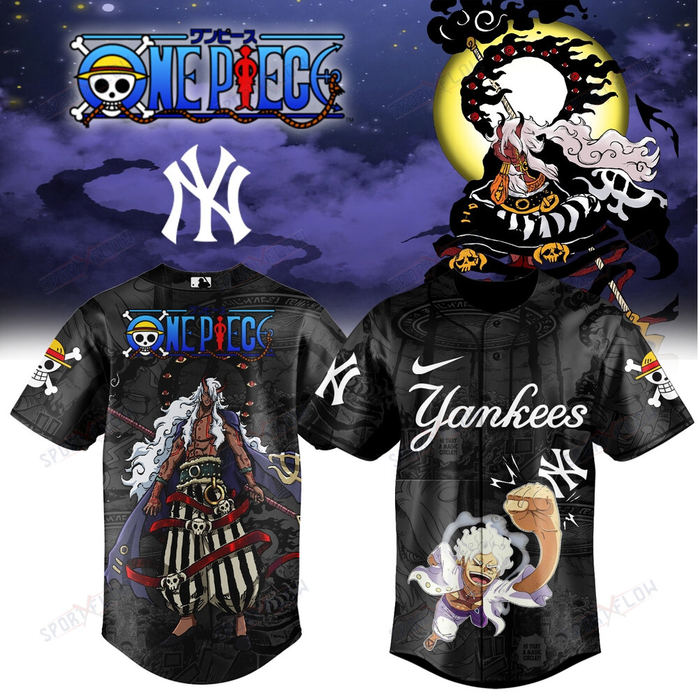 New York Yankees X One Piece Imu Power Limited Edition Baseball Jersey