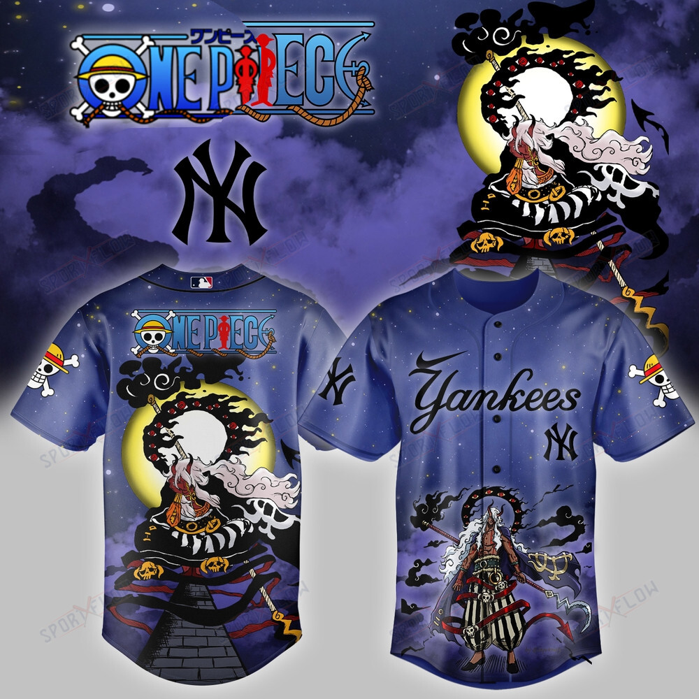 New York Yankees X One Piece Imu Mystery Limited Edition Baseball Jersey