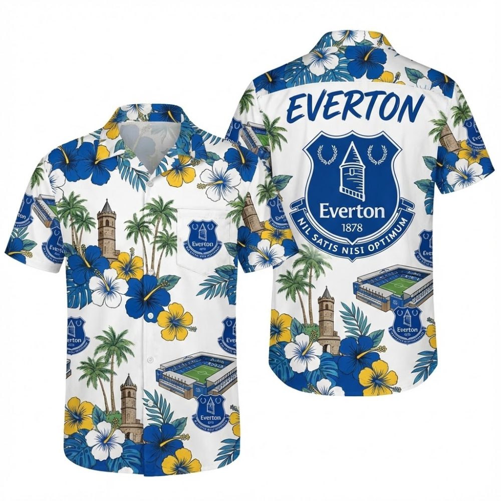 Everton Fc Hawaiian Shirt