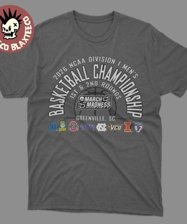 2026 Ncaa Division I Men'S Basketball Championship March Madness Greenville South Carolina T-Shirt