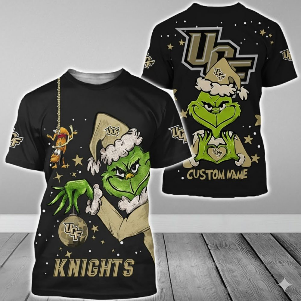 Ucf Knights College Football X Grinch Christmas Special Edition - 3D Shirt Hoodie