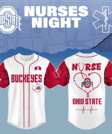 Ohio State Buckeyes College Football X Nurse Special Edition - 3D Baseball Jersey