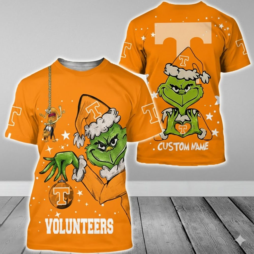 Tennessee Volunteers College Football X Grinch Christmas Special Edition - 3D Shirt Hoodie