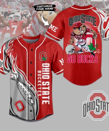 Special Edition 2025 - Ohio State Buckeyes Fan - 3D Baseball Jersey