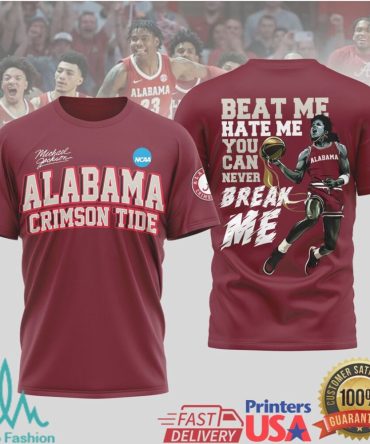 Alabama Crimson Tide Beat Me, Hate Me Basketball T Shirt