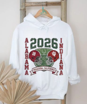 Alabama Crimson Tide Vs Indiana Hoosiers Football 2026 Rose Bowl Pasadena California Vintage Shirt