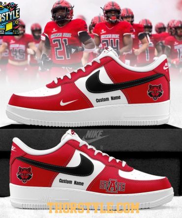 Arkansas State Red Wolves 2025 Champions Personalized Air Force 1 Shoes