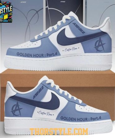 Ateez 13Th Mini Album Golden Hour 2026 Personalized Air Force 1 Shoes