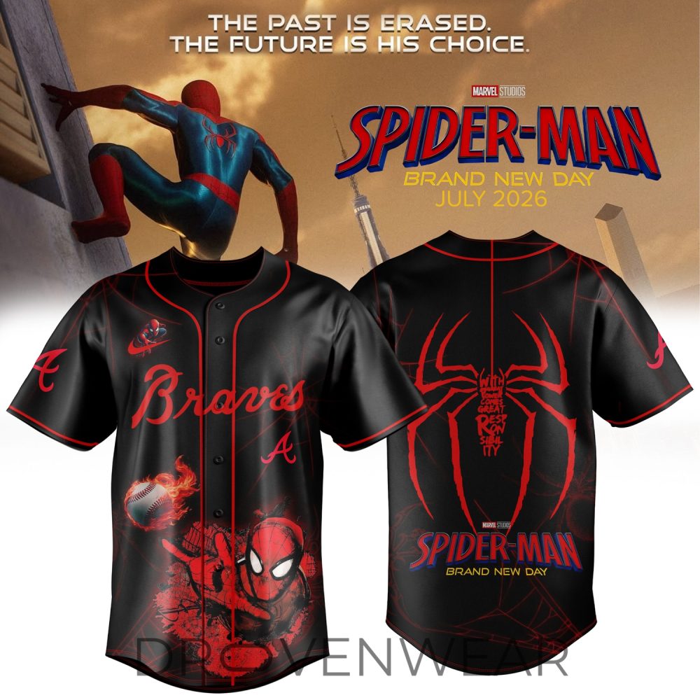 Atlanta Braves Mlb X Spider Man 2026 Brand New Day Limited Jersey