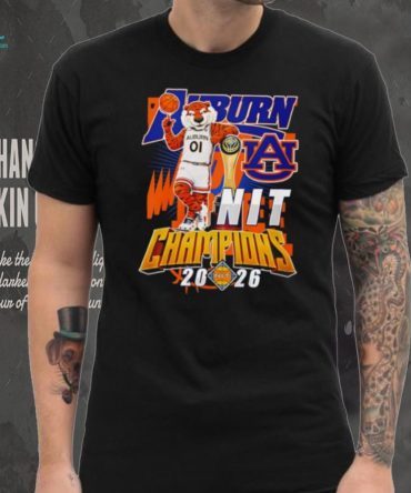 Auburn Tigers 2026 Nit Champions Basketball Mascot T Shirt