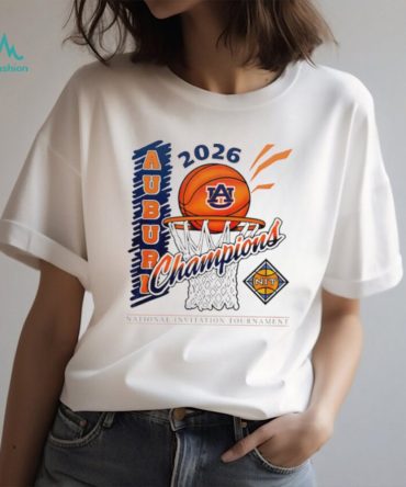Auburn Tigers Basketball 2026 Nit Champions Net Graphic T Shirt